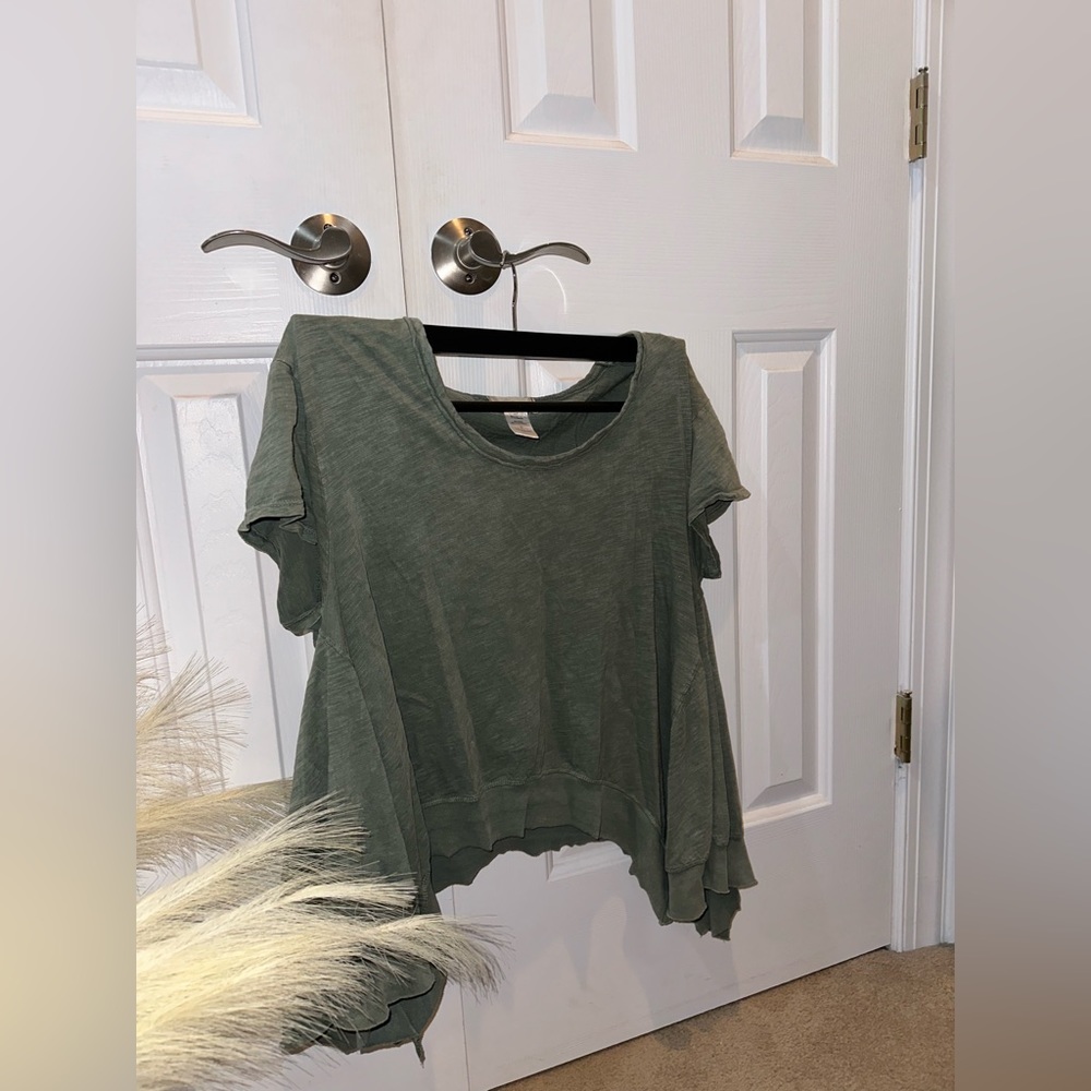 Altar’d State shirt! cute with mom jeans!